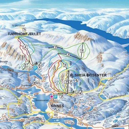 Flott Leilighet Pa Haugen I Sirdal Tjorhom Exterior photo