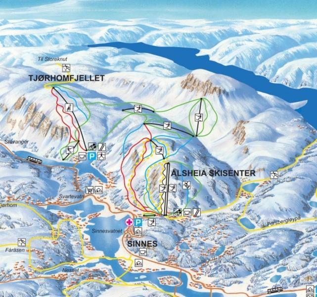 Flott Pa Haugen I Sirdal Апартаменты Tjorhom